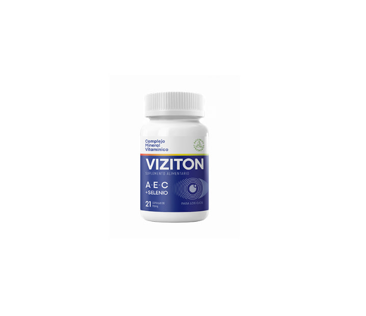 Frasco Viziton chileno con vitaminas A, E y C y selenio