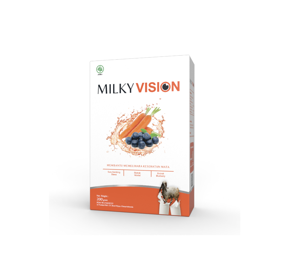 Kemasan Milky Vision untuk Indonesia