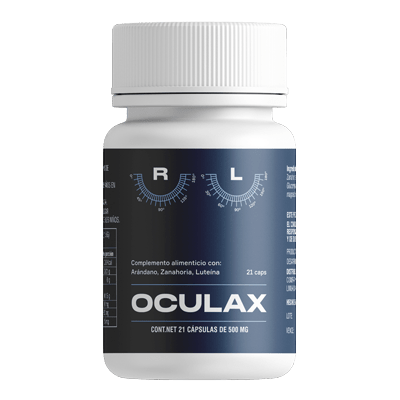 Envase de Oculax para MX